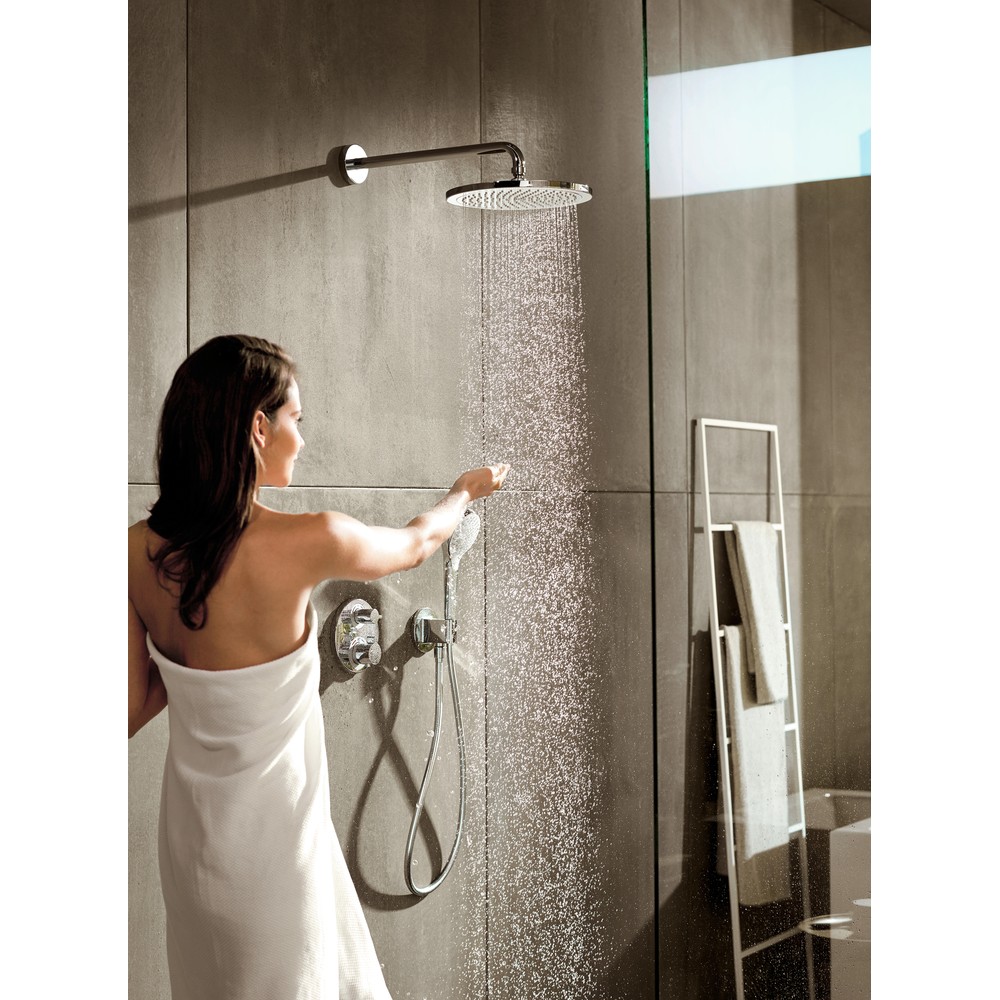 Hansgrohe Porter S Handshower on Holder with Wall Outlet 26487000 - Image 4