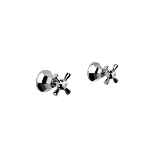 Brodware Classique Wall Taps Cross Handle