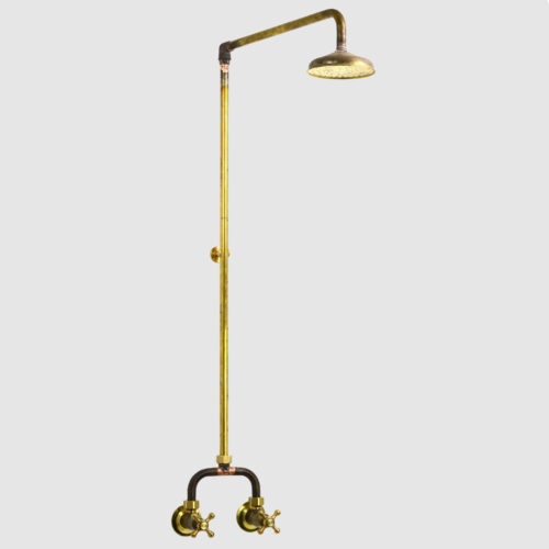 Roulette Alcove Outdoor Shower Set