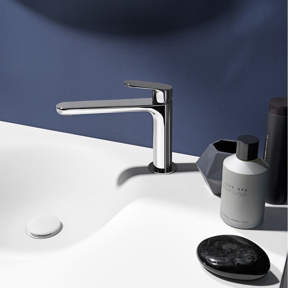 Zucchetti Nikko Basin Mixer with Extended Spout - Image 3