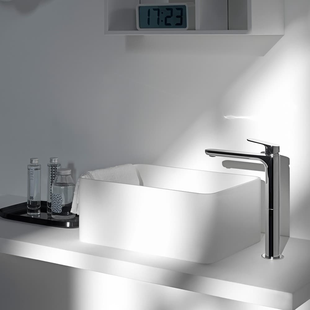 Zucchetti Nikko Basin Mixer with high spout - Image 2