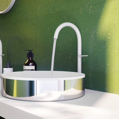 Axor One Basin mixer Select 260 for wash bowls with push-open waste set - Image 2