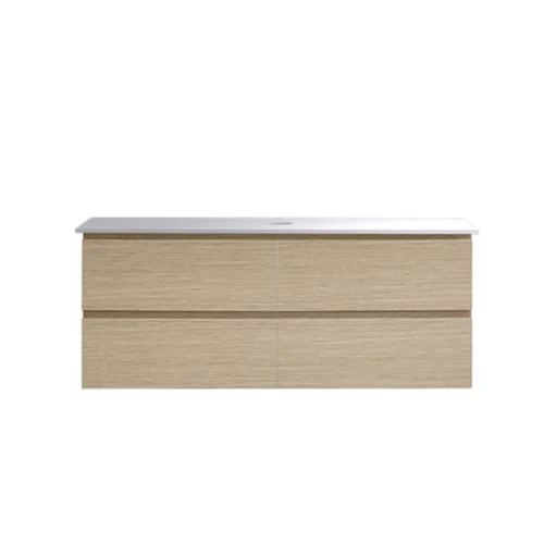 Parisi Evo 1200 Wall Cabinet Single Bowl Crystal Solid Surface Top
