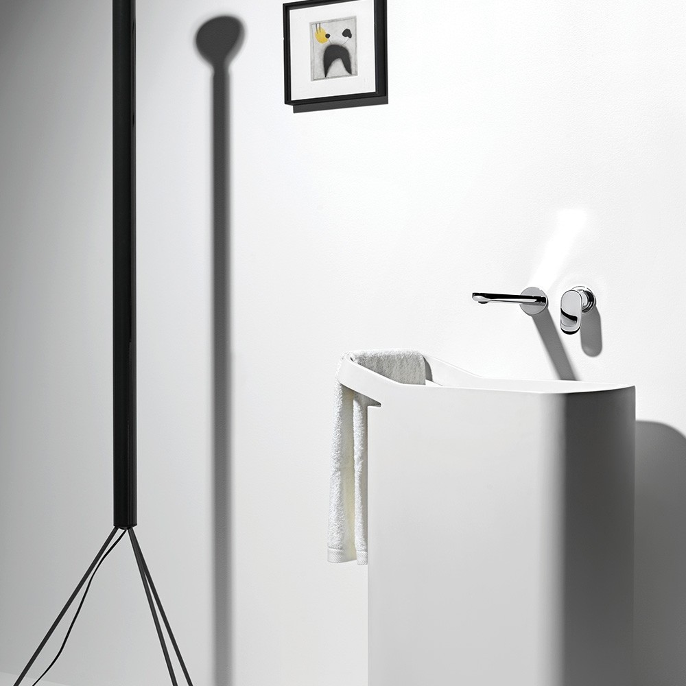 Zucchetti Nikko Wall Mounted Basin mixer - 225mm spout - Image 2
