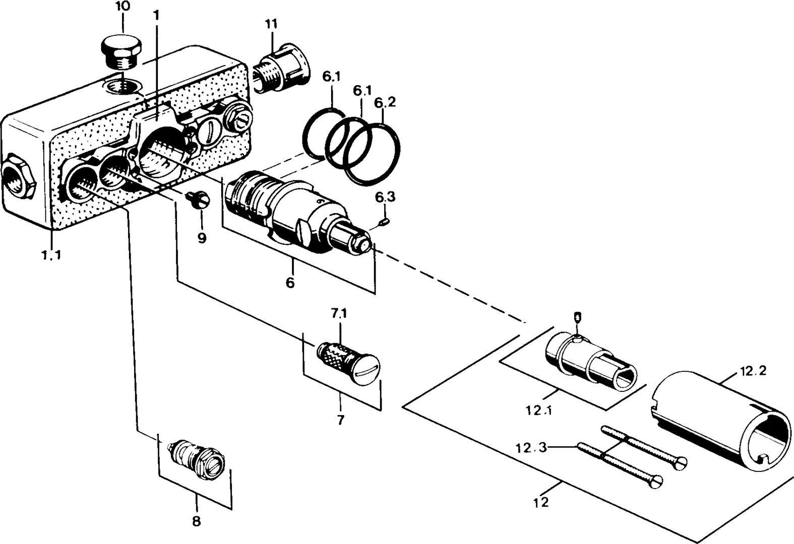 Hansa Thermostatic Cartridge Unit - Image 3