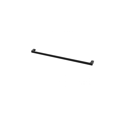 Phoenix Gloss Single Towel Rail 800mm - Matt Black