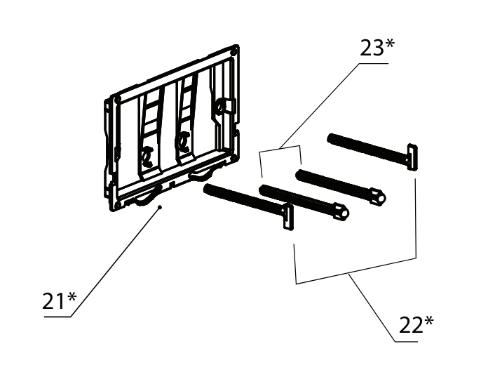 Parisi Push Rod Set for PA110 & PA120 - Image 2