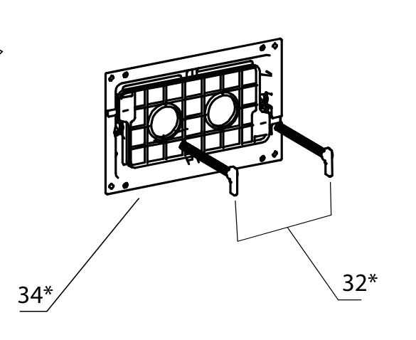 Parisi Push Plate Bracket for PA111 & PA121 - Image 2