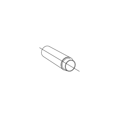 Parisi Straight Flush Pipe for Concealed Cistern