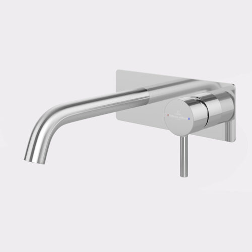Vita 35 Rectangular Wall Mtd Basin/Bath Mixer