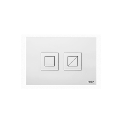 Valsir Inox Square Toilet Flush Plate