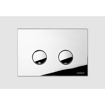 Valsir P4 Pneumatic ABS Pushplate - Chrome