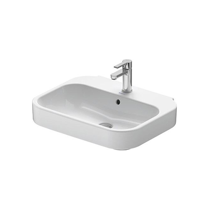 Duravit Happy D.2 Wall Basin 600mm with overflow 1 Tap Hole