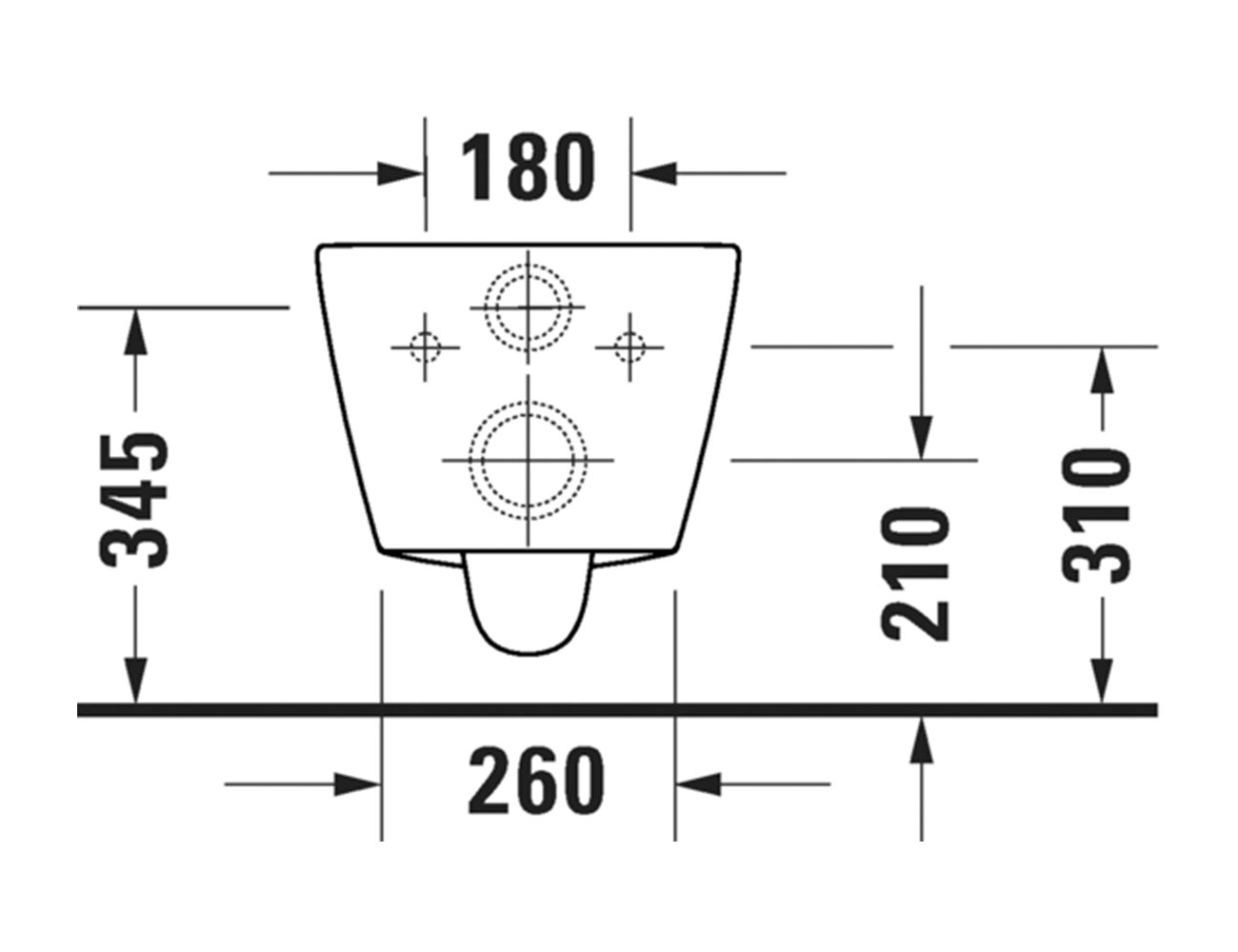 Duravit D-Neo Wall Hung Pan - Image 3