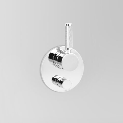 Astrawalker Icon + Lever Knurled Bath or Shower Divertor Mixer