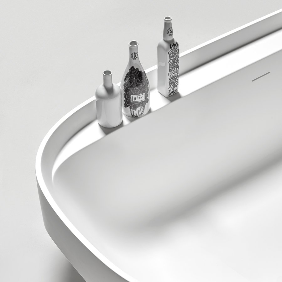 Antonio Lupi SLED Oval Flumood bathtub - Image 4