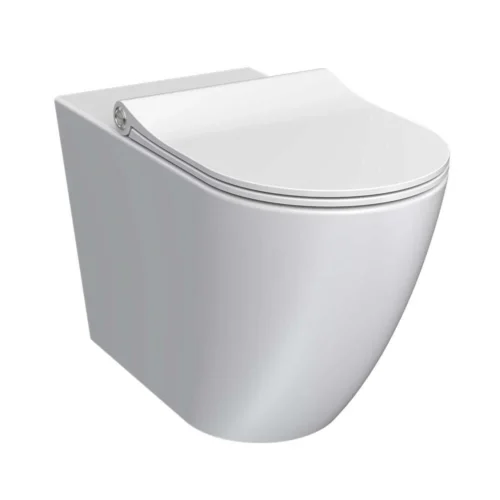 Parisi Ellisse II Ambulant Wall Faced Pan Rimless (Including Pressalit Seat)