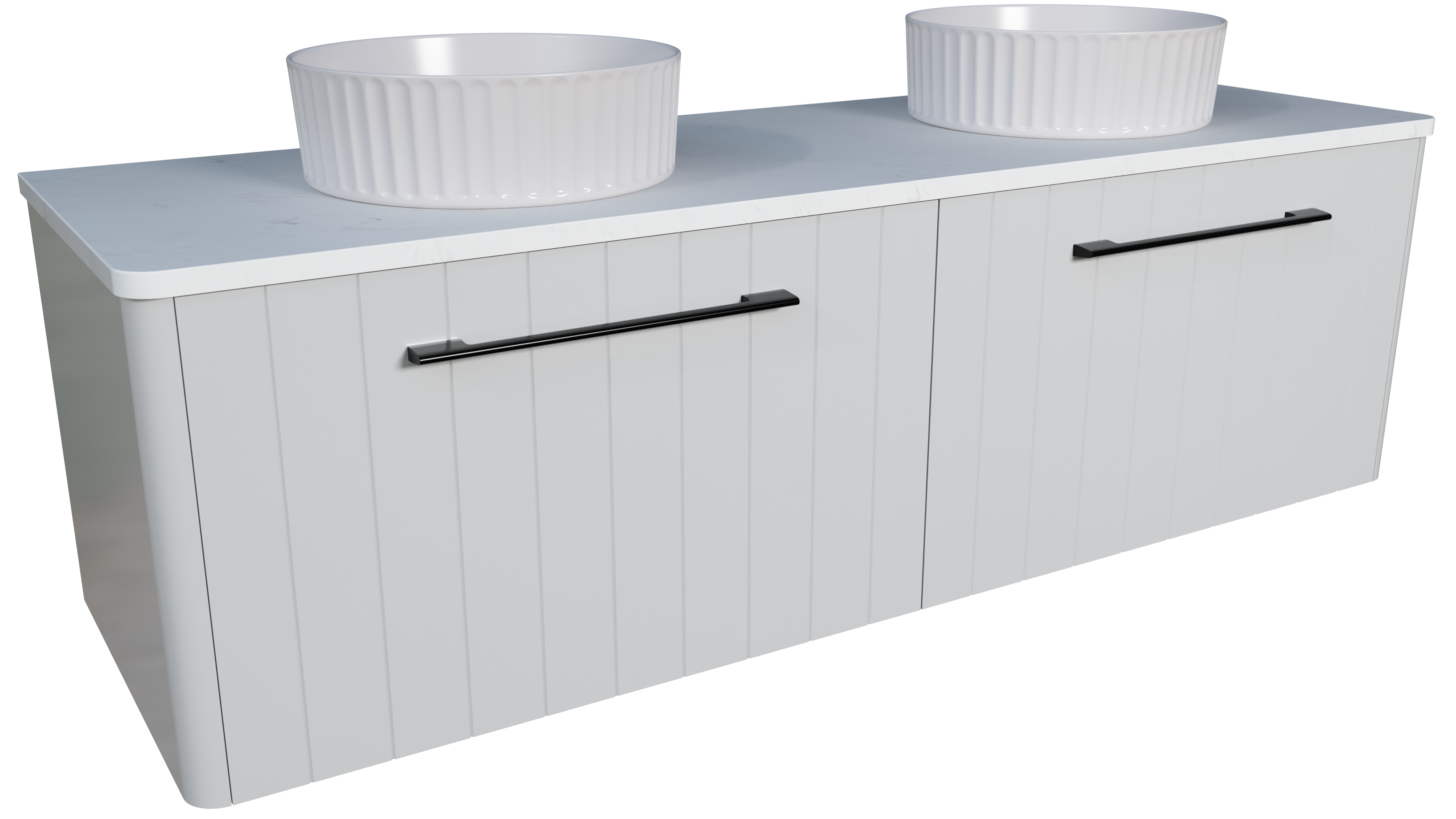 Timberline Saba 1500mm Double Bowl Wall Mounted Vanity - Image 6