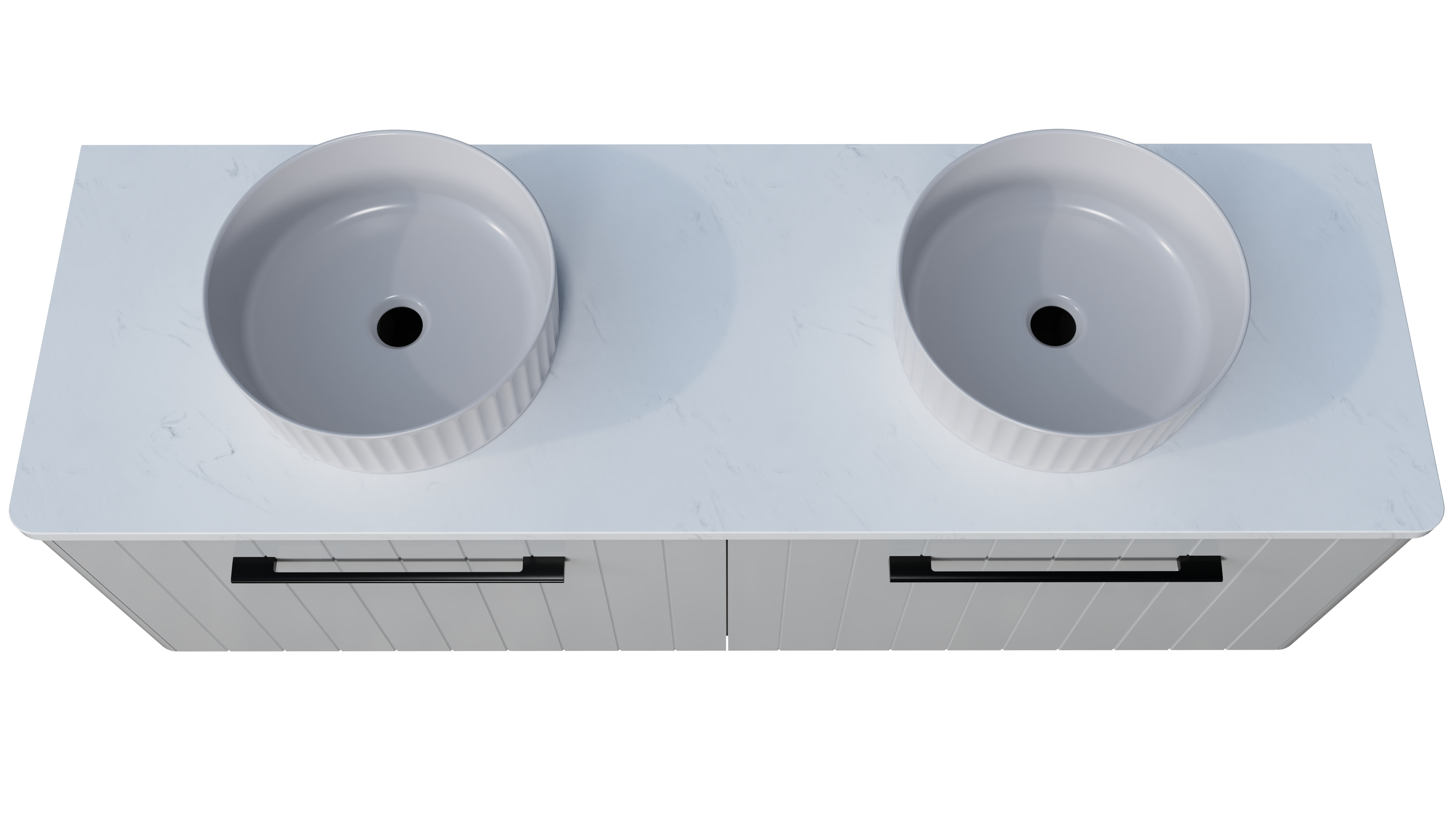 Timberline Saba 1500mm Double Bowl Wall Mounted Vanity - Image 5