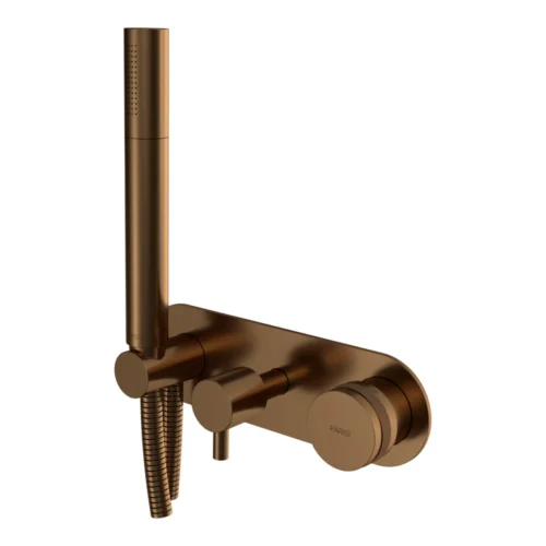Parisi Todo II Wall Mixer with 3-Way Diverter and Handshower