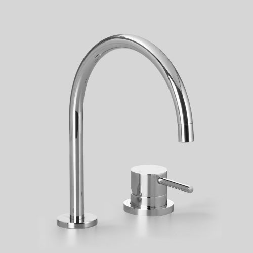 Astra Walker Icon Hob Mixer Set with 200mm Swivel Spout