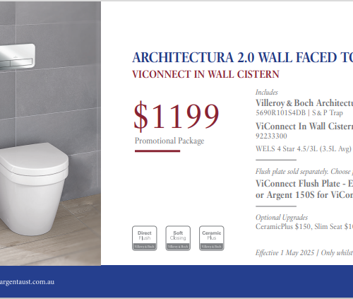 Villeroy & Boch Architectura 2.0 Wall Faced Toilet Package