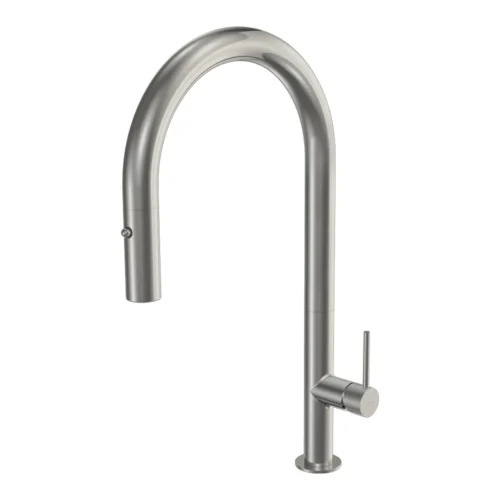 Parisi Envy 30 Kitchen Mixer with Round Spout and Pull Out Spray