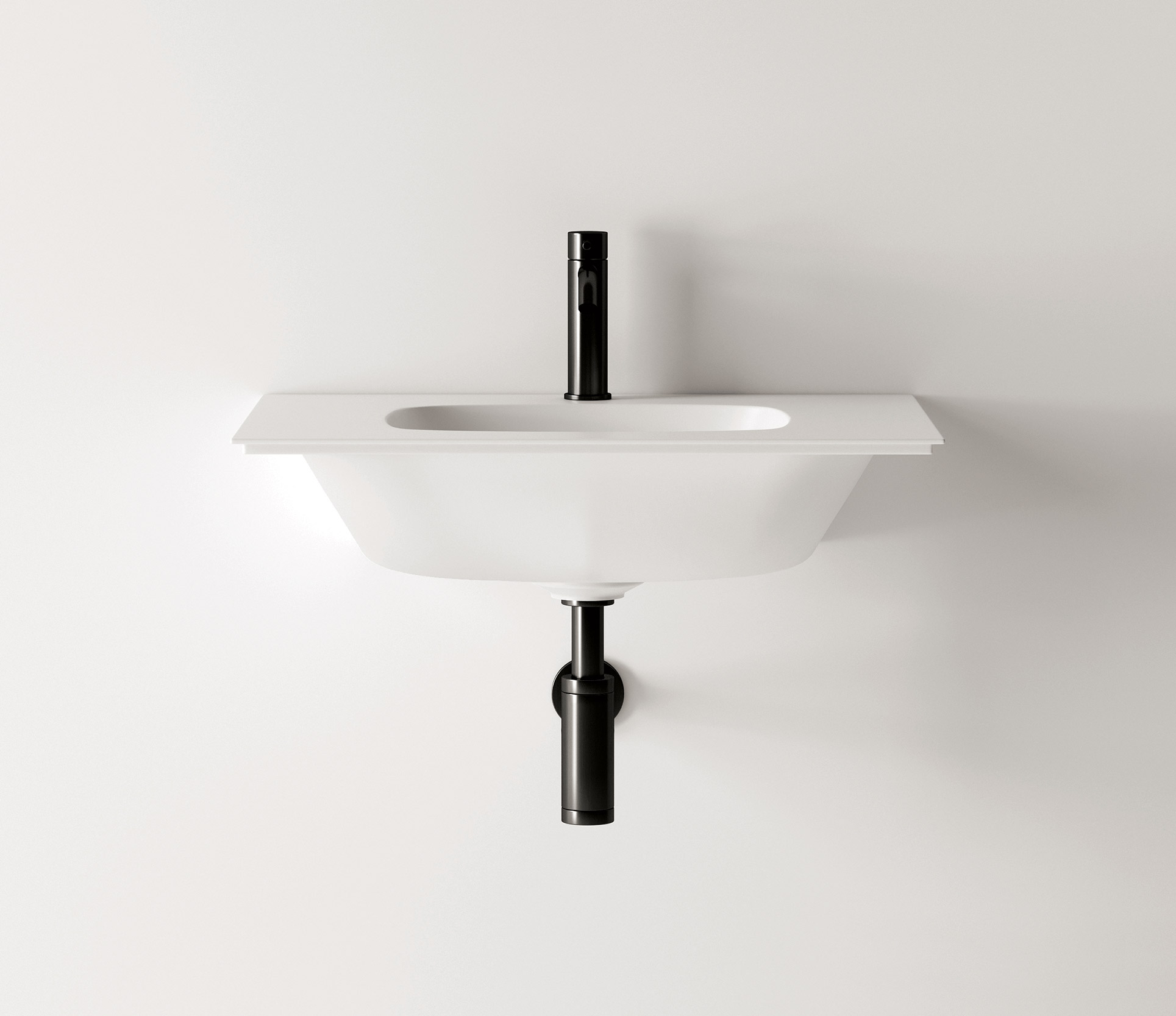 Studio Bagno Nur 62 Wall Basin - 1 Tap Hole