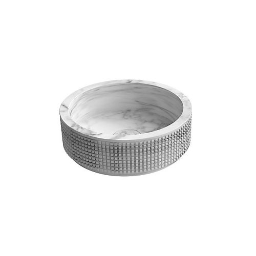 Antonio Lupi Pixel45 Round Marble Basin