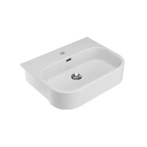 Studio Bagno Synthesis Semi-recessed Basin - 1 Tap Hole - Image 2