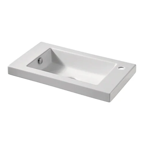 Parisi Blade 35 Wall Basin (600mm) Right Tap Hole