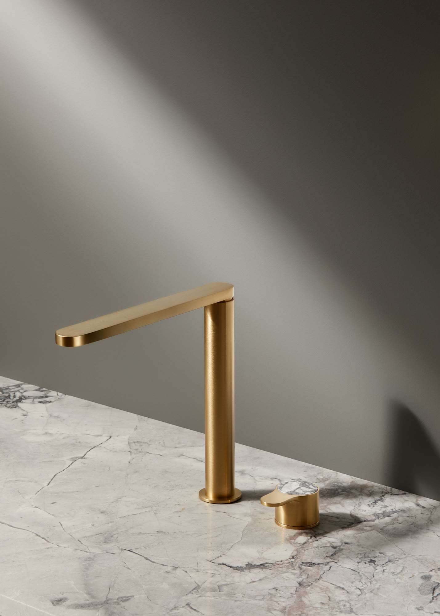 Astra Walker Olde English Signature Basin Mixer - Urban Brass PVD - Image 2