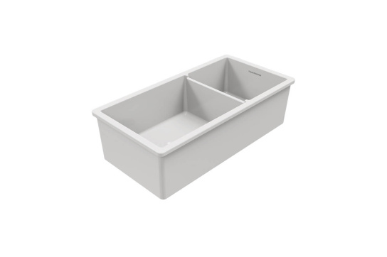 Turner Hastings Cuisine 93 x 48 One and a Half Bowl Inset / Undermount Fine Fireclay - Image 2