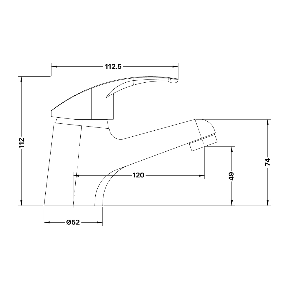 MIXX Cayenne Fixed Basin Mixer (Lead Free) - Image 2