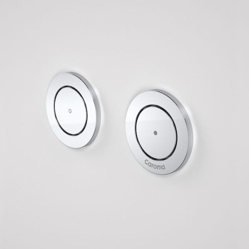 Caroma Invisi Series II® Round Dual Flush Remote Buttons (Plastic)