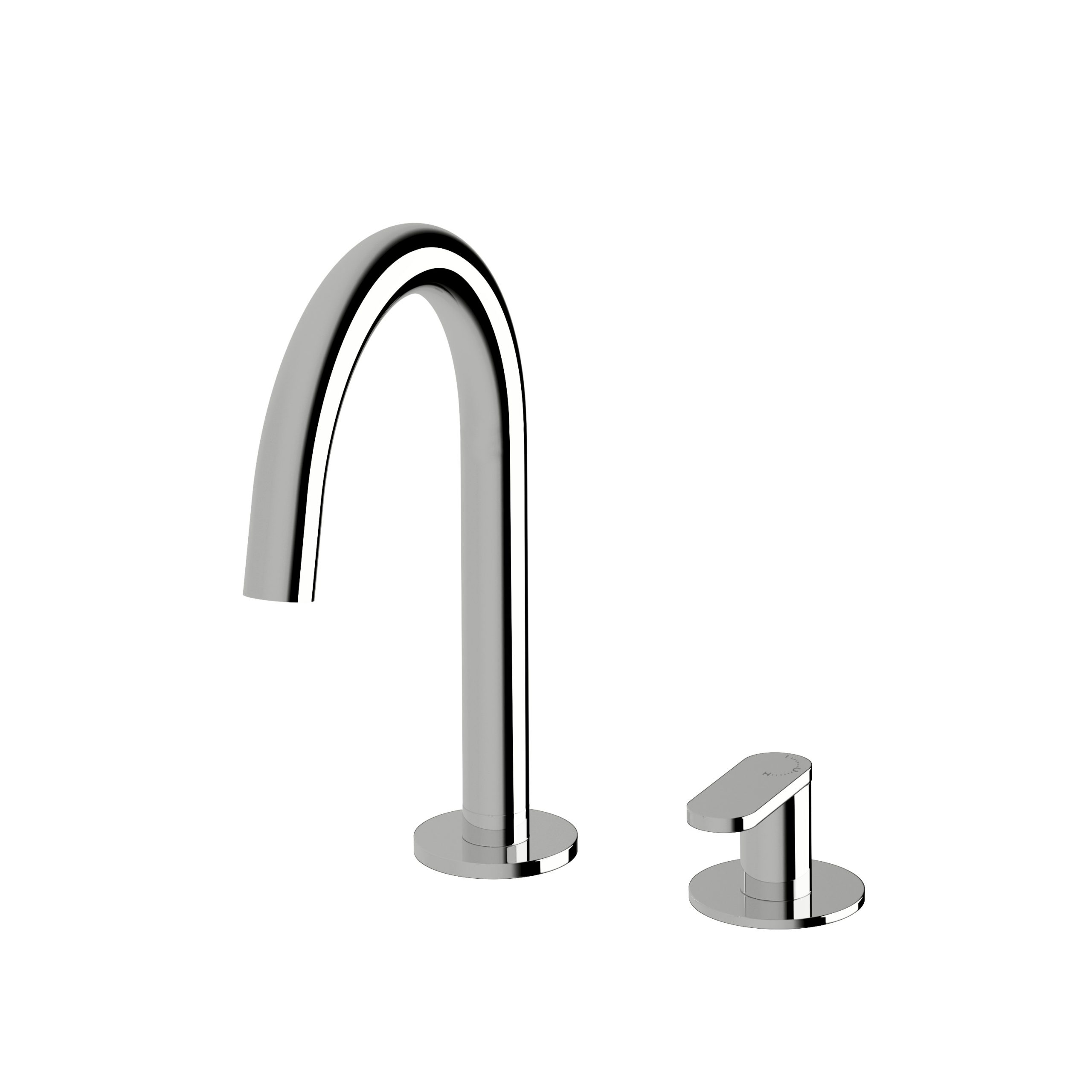 Sussex Duet Basin Sink Hob Mixer Set Low