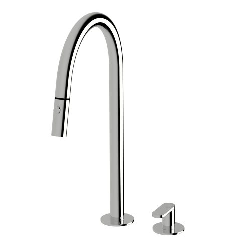 Sussex Duet Sink Progressive Mixer Set Pull Out Spray