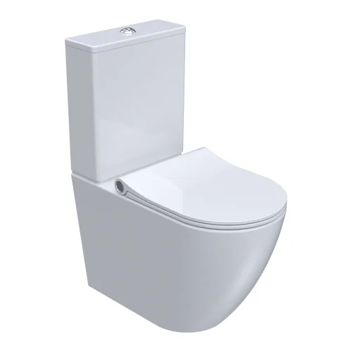 Parisi Ellisse II Wall Faced Suite Rimless (including Pressalit Seat)