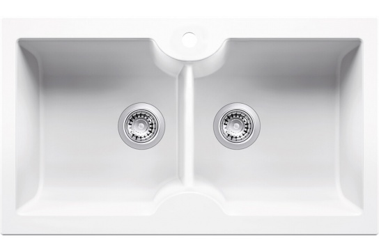 Turner Hastings Cuisine 86 x 50 Inset or Undermount Sink with Taphole
