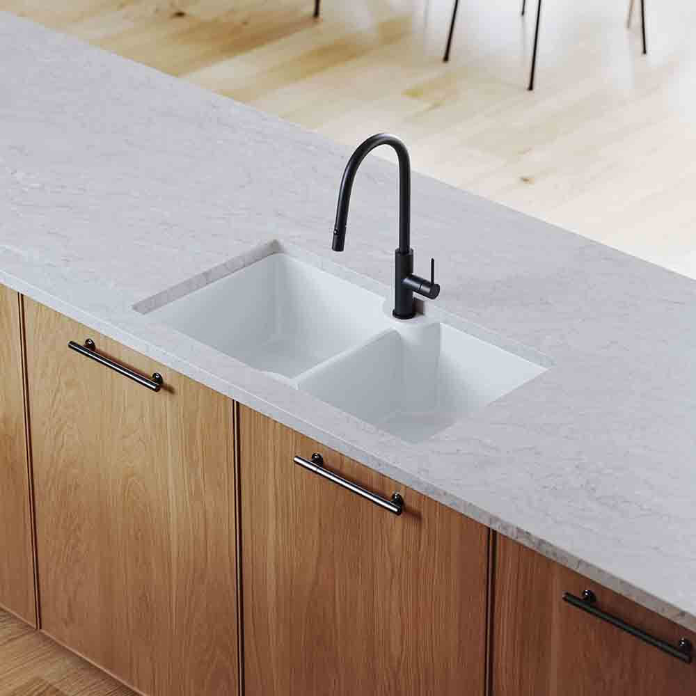 Turner Hastings Cuisine 86 x 50 Inset or Undermount Sink with Taphole - Image 2