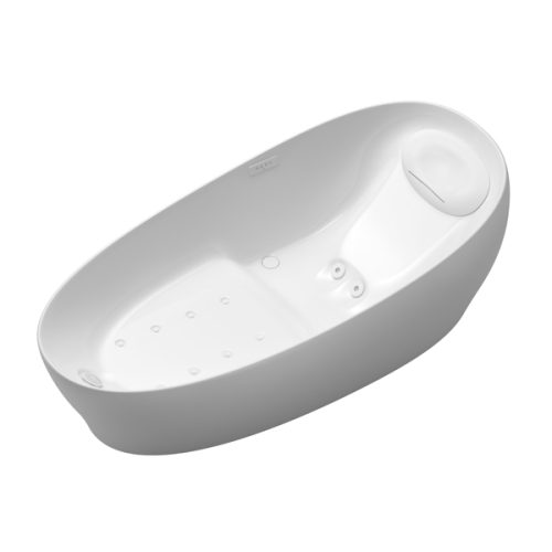 TOTO Galalato 2200mm Freestanding Air-Jet float Spa Bath PJYD2200PWE