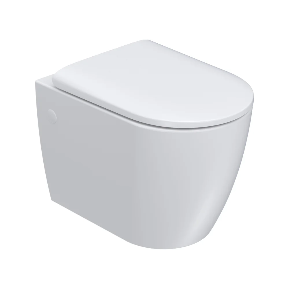 Parisi Ellisse II Wall Hung Pan Rimless (including Moda Soft Close Seat)