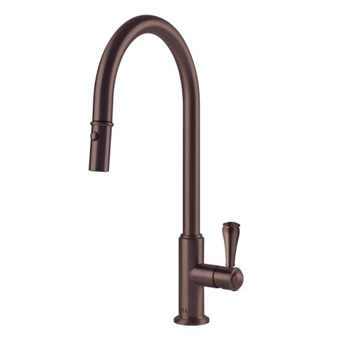 Turner Hastings Ludlow Pull Out Sink Mixer with Metal Lever